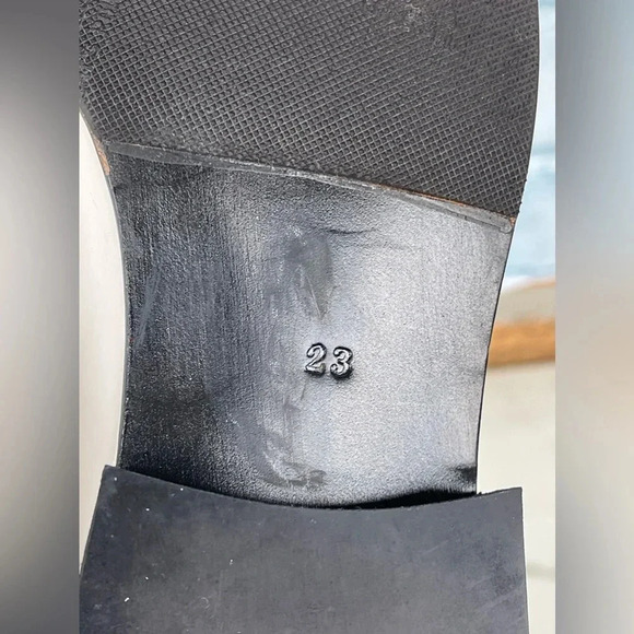 Comme des Garçons bone patent leather Chelsea Boots size 23/7 - Picture 9 of 17